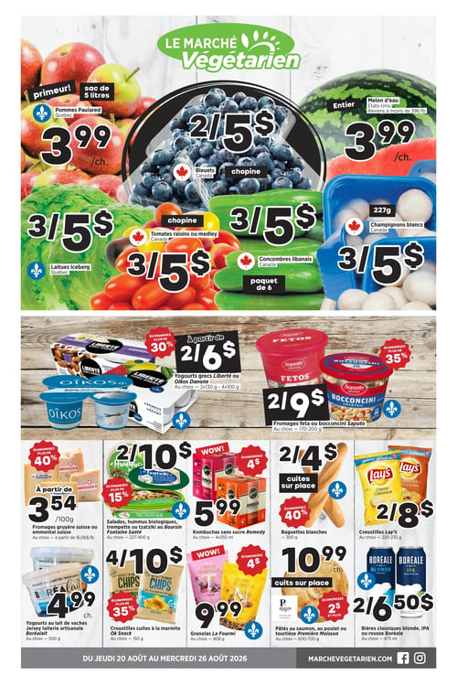 Circulaire Marché Végétarien - Page 1