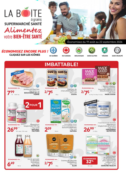 Circulaire La Boite à Grains - Page 1