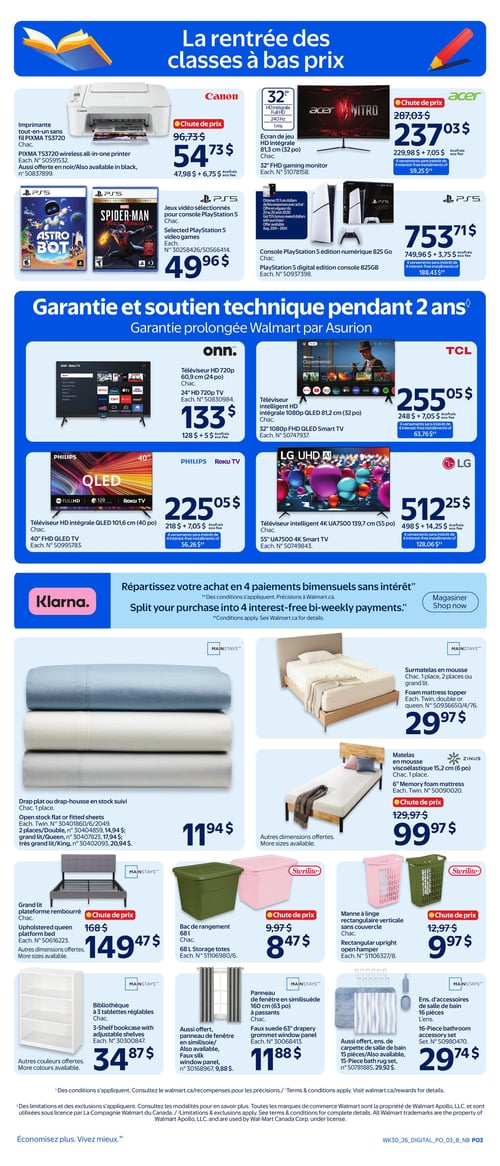 Circulaire Walmart - Rentrée Scolaire - Page 3