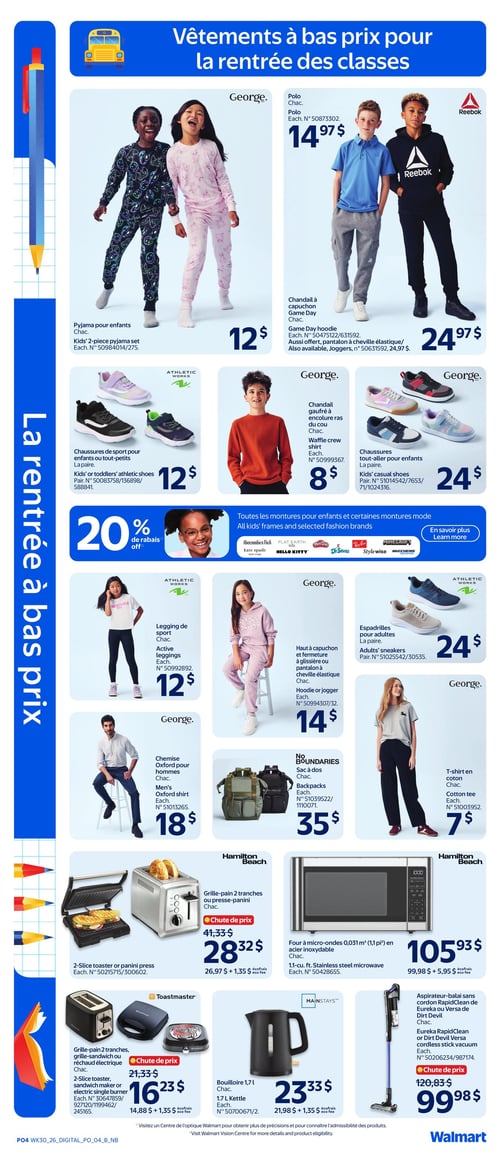 Circulaire Walmart - Rentrée Scolaire - Page 4