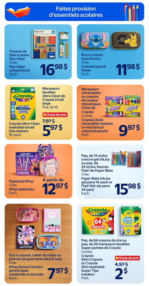 Circulaire Walmart - Rentrée Scolaire - Page 7
