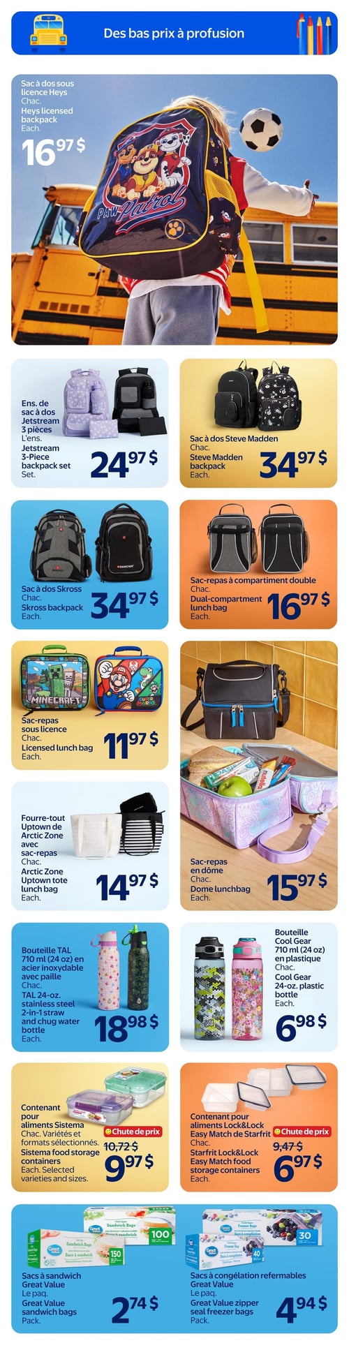 Circulaire Walmart - Rentrée Scolaire - Page 11