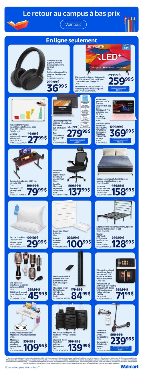 Circulaire Walmart - Rentrée Scolaire - Page 18