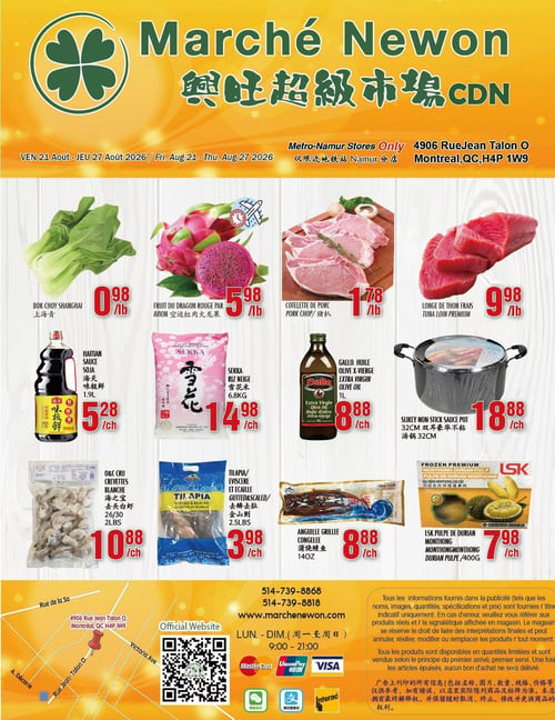 Circulaire Marché Newon Jean Talon - Page 1