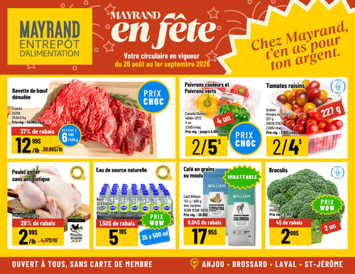 Circulaire Mayrand Entrepôt D'alimentation - Page 1