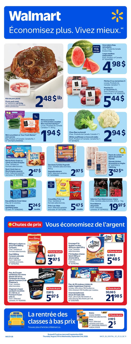 Circulaire Walmart - Page 1