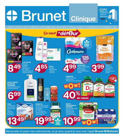Circulaire Brunet - Clinique - Page 1