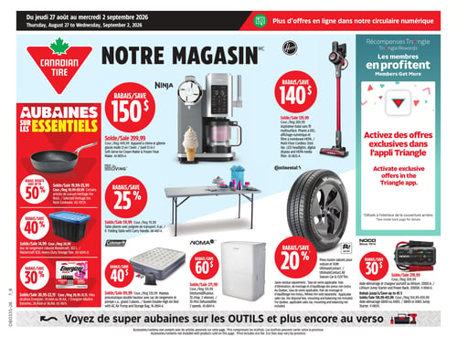 Circulaire Canadian Tire - Page 1