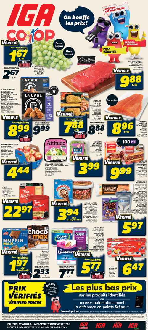 Circulaire IGA Coop Nouveau Brunswick - Page 1