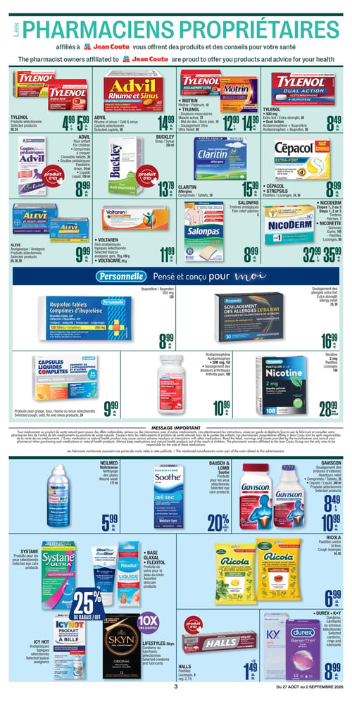 Circulaire Jean Coutu - Santé Beauté - Page 3