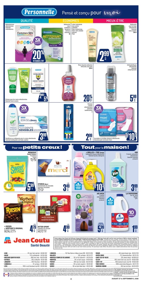 Circulaire Jean Coutu - Santé Beauté - Page 4