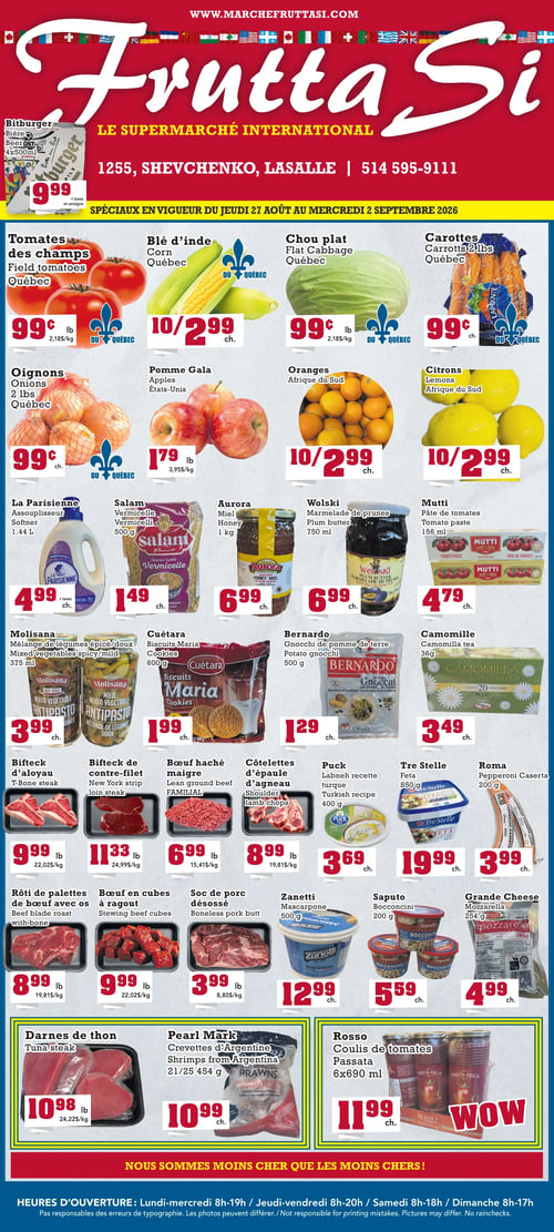 Circulaire Marché Frutta Si - Page 1