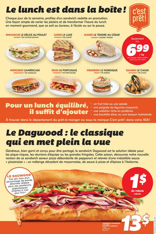 Circulaire IGA - Se régaler, sans la facture du resto - Page 4