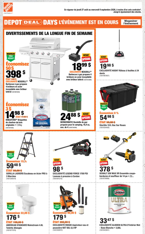 Circulaire Home Depot - Page 1