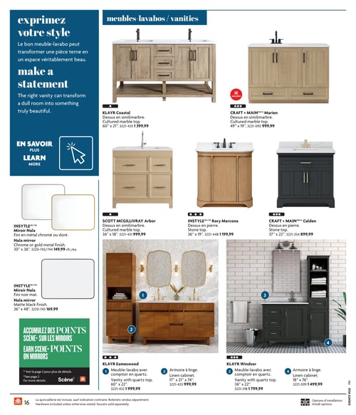 Circulaire Home Hardware - Cuisine et Salle de Bain - Page 16