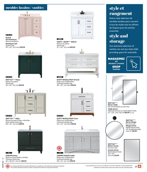 Circulaire Home Hardware - Cuisine et Salle de Bain - Page 17