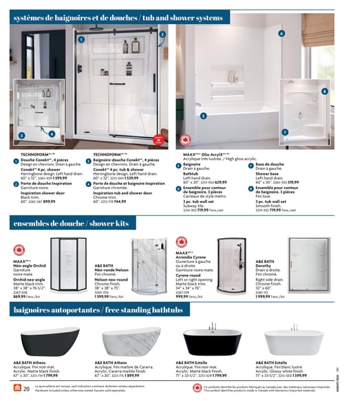 Circulaire Home Hardware - Cuisine et Salle de Bain - Page 20