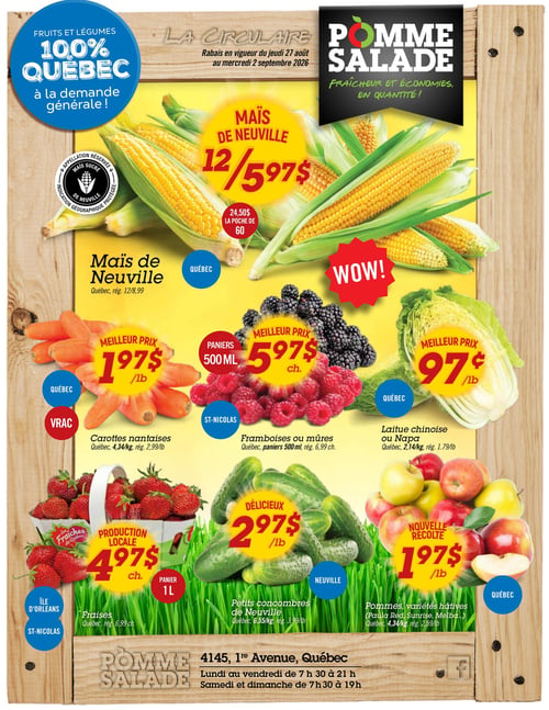 Circulaire Pomme Salade - Page 1