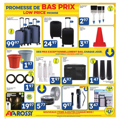 Circulaire Rossy - Promesse de bas prix - Page 12