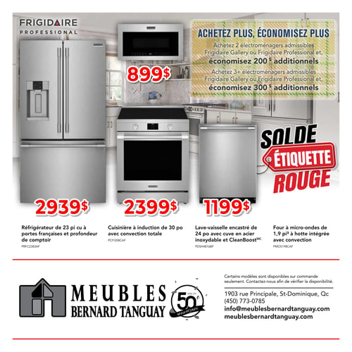 Circulaire Meubles Bernard Tanguay - Électroménagers - Page 4