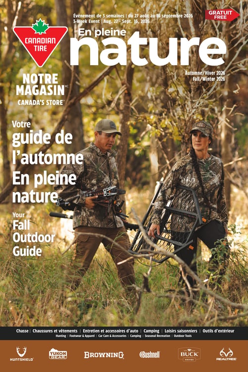 Circulaire Canadian Tire - En pleine Nature - Page 1