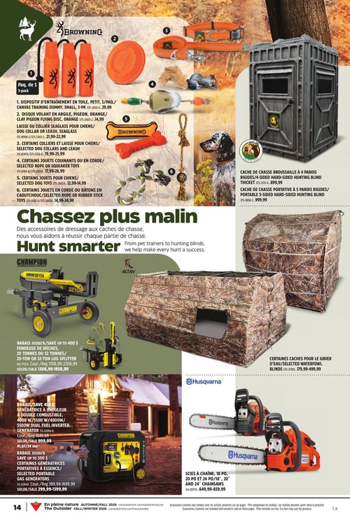 Circulaire Canadian Tire - En pleine Nature - Page 14