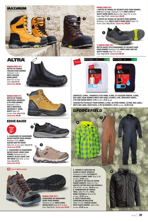 Circulaire Canadian Tire - En pleine Nature - Page 21