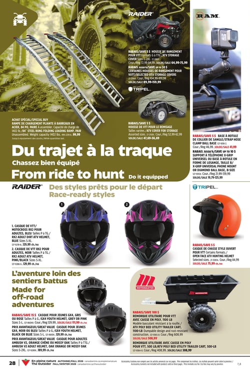 Circulaire Canadian Tire - En pleine Nature - Page 28
