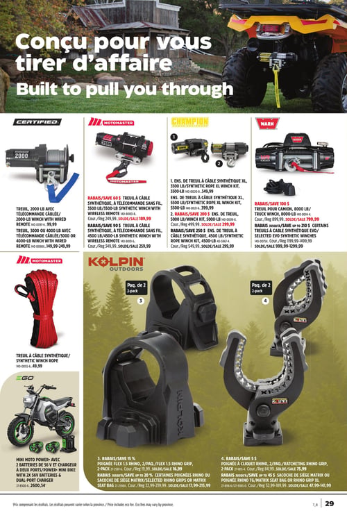 Circulaire Canadian Tire - En pleine Nature - Page 29
