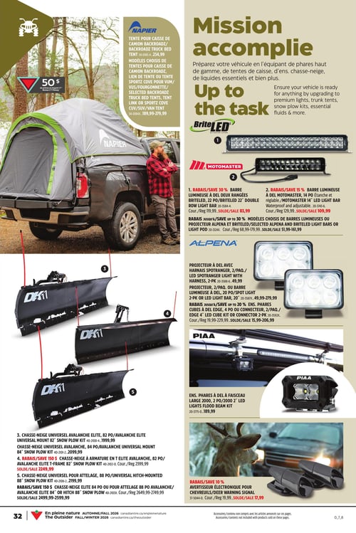 Circulaire Canadian Tire - En pleine Nature - Page 32