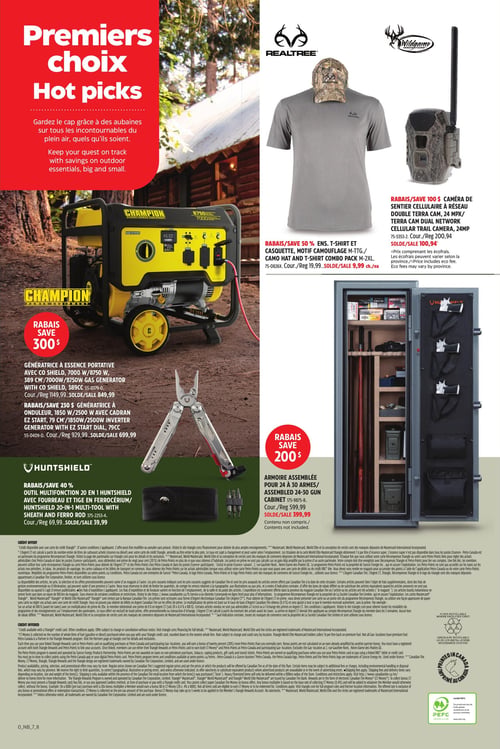 Circulaire Canadian Tire - En pleine Nature - Page 36