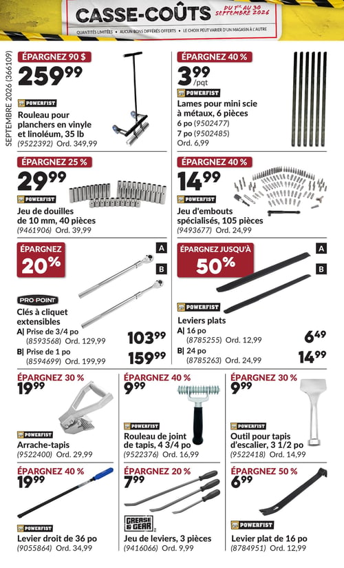 Circulaire Princess Auto - Casse-Coûts - Page 4