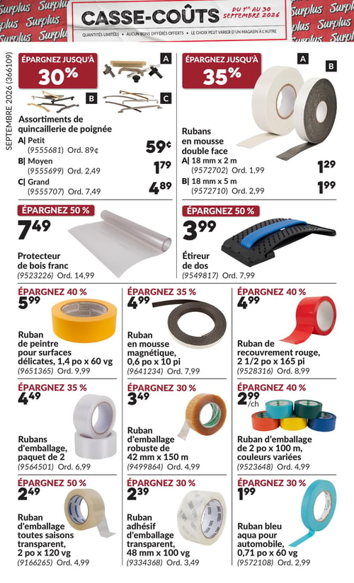 Circulaire Princess Auto - Casse-Coûts - Page 9