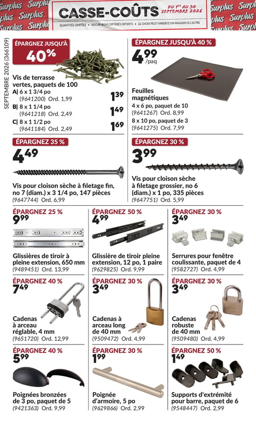 Circulaire Princess Auto - Casse-Coûts - Page 10