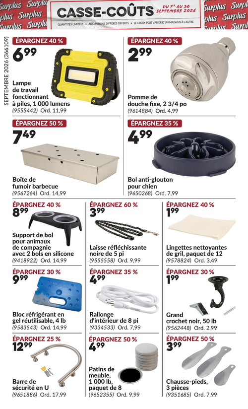 Circulaire Princess Auto - Casse-Coûts - Page 11