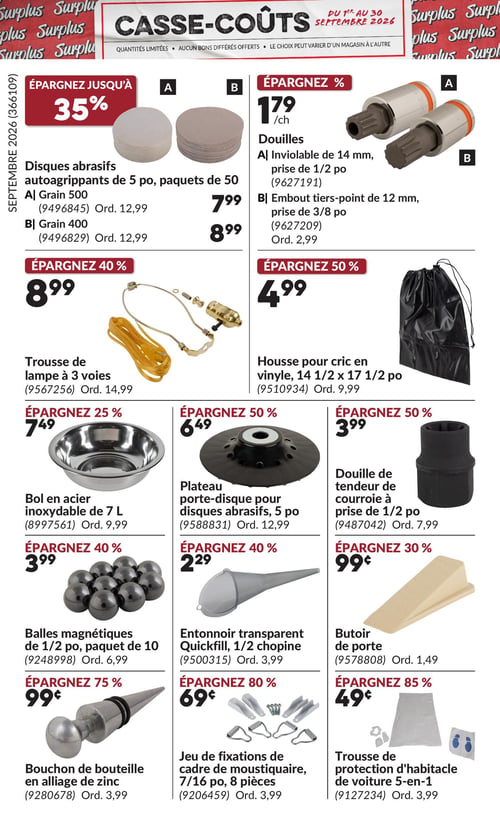 Circulaire Princess Auto - Casse-Coûts - Page 20