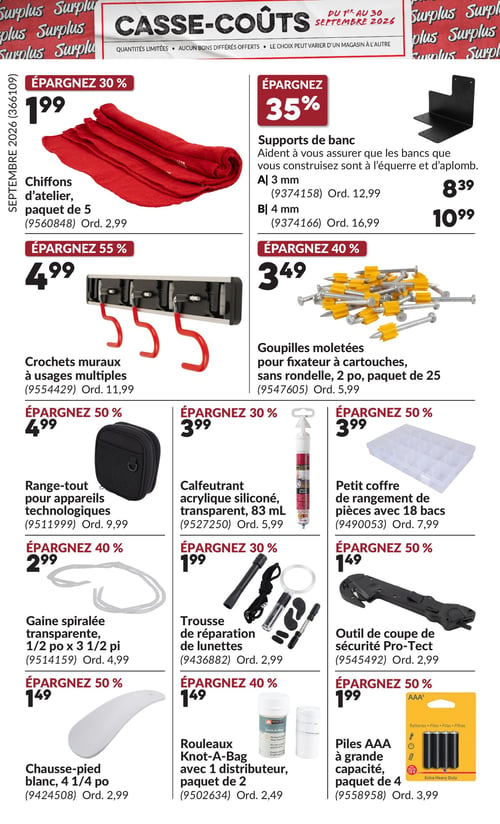 Circulaire Princess Auto - Casse-Coûts - Page 22
