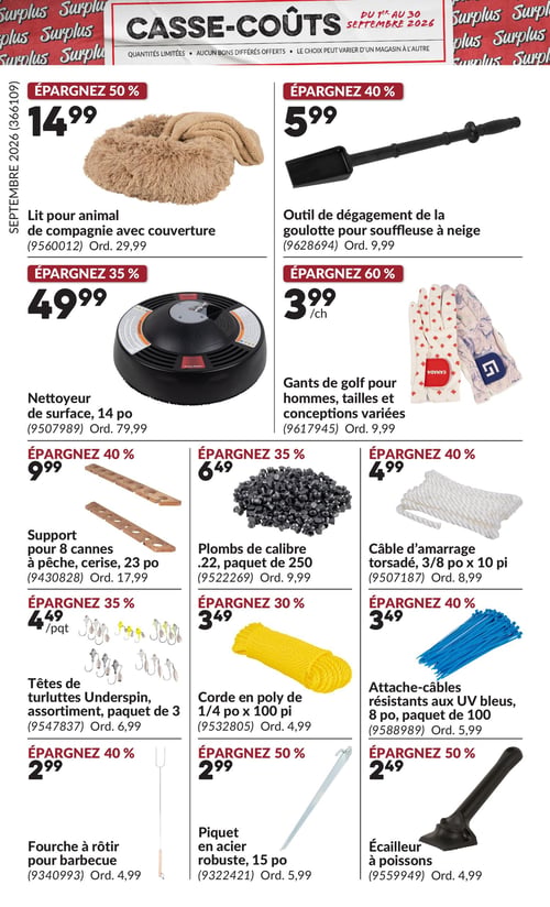 Circulaire Princess Auto - Casse-Coûts - Page 33