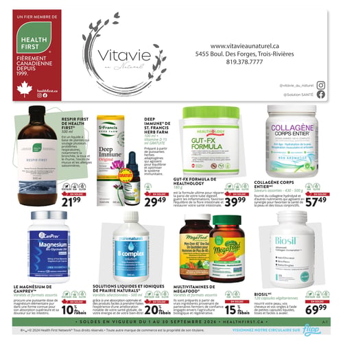Circulaire Vitavie au Naturel - Page 1