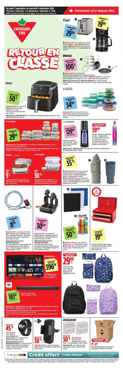 Circulaire Canadian Tire - Page 1