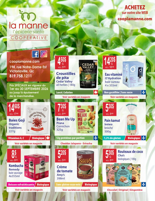 Circulaire Coopérative La Manne - Page 1
