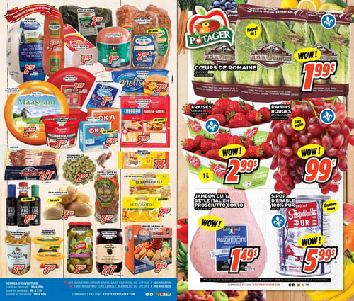 Circulaire Fruiterie Potager Saint-Eustache / Blainville - Page 1