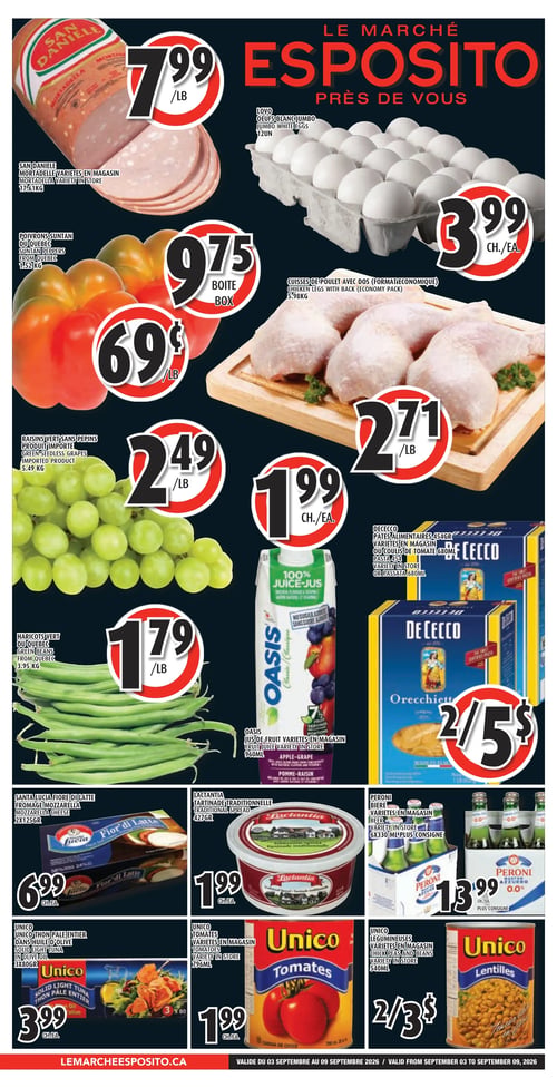 Circulaire Le Marché Esposito - Page 1