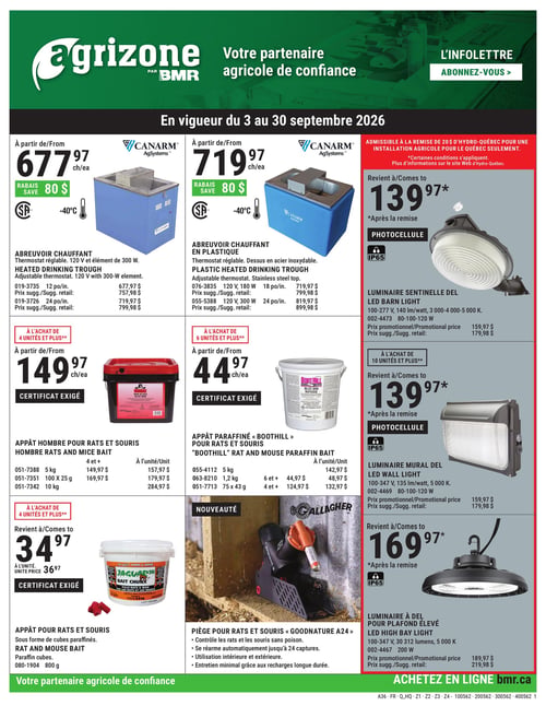 Circulaire BMR - Agrizone - Page 1