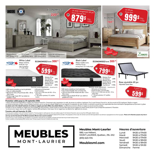 Circulaire Meubles Mont-Laurier - Page 4