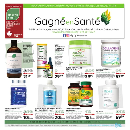 Circulaire Gagné en Santé - Page 1
