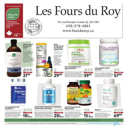 Circulaire Les Fours du Roy - Page 1