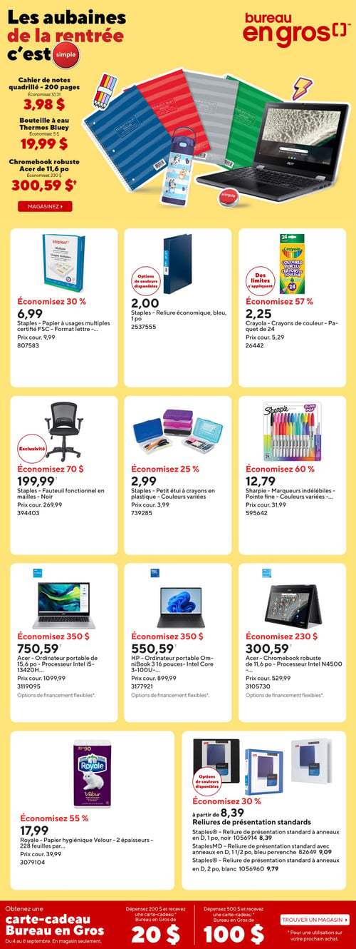 Circulaire Bureau en Gros - Page 1