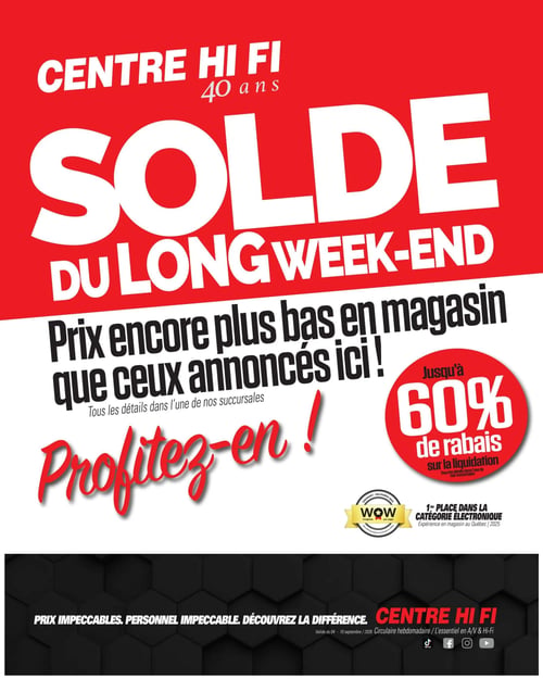 Circulaire Centre HI-FI - Page 1