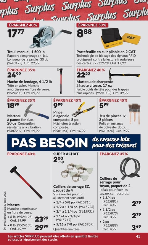 Circulaire Princess Auto - Méga Casse-coûts - Page 50
